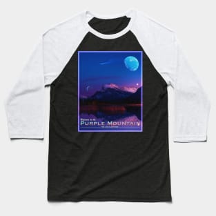 POSTCARD: PURPLE MOUNTAIN. Baseball T-Shirt